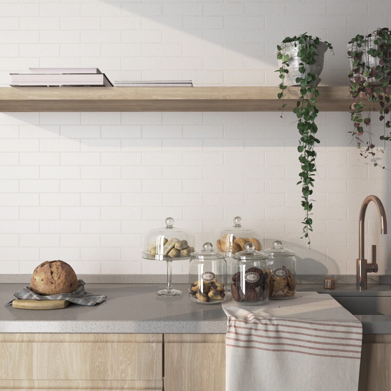 Equipe Ceramicas Kalma White mat 6x18.6cm